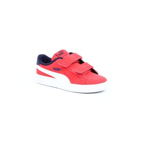 Puma Smash V2 Kırmızı Beyaz Unisex Spor Ayakkabı