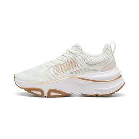 Puma Softride Divine Wn s-Vapor Gray-PUMA Gold-Gum Low Kadın Bot