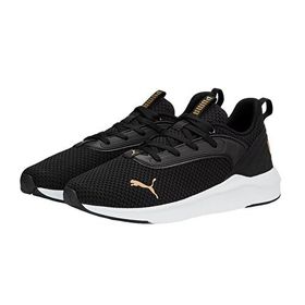 Puma SoftRide Flair Siyah Gold Kadın Spor Ayakkabı