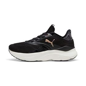 Puma Softride Mayve Leopard Wns-Puma Black-Warm White-Puma Gold Low Kadın Bot