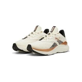 Puma Softride Mayve Leoprd II Wns-Warm White-Puma Gold-Puma Black Low Kadın Bot
