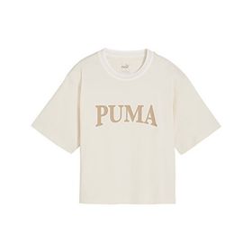 Puma Squad Graphic Bej Kadın Kısa Kollu T-Shirt