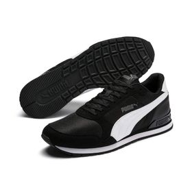 Puma ST Runner v2 Mesh Black White Erkek Spor Ayakkabı