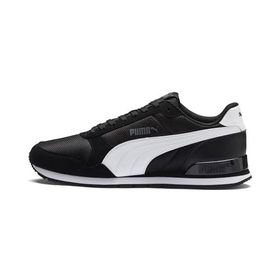 Puma ST Runner v2 Mesh Black White Erkek Spor Ayakkabı