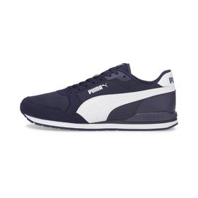 Puma ST Runner V3 Mesh Trainers Peacoat-White Uniseks Spor Ayakkabı