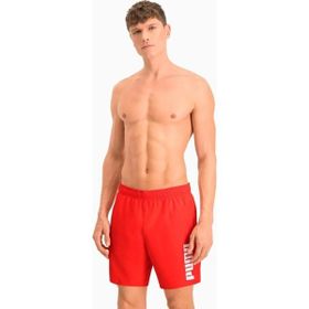 Puma Swim Men Mid Shorts Kırmızı Erkek Deniz Şortu