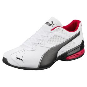 Puma Tazon 6 Fm Beyaz Siyah Gümüş Erkek Spor Ayakkabı