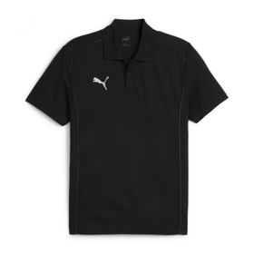 Puma Teamfinal Casuals Polo Siyah Erkek Futbol Polo Tişörtü