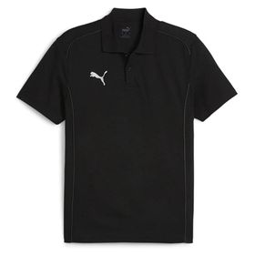 Puma Teamfinal Casuals Polo Siyah Erkek Futbol Polo Tişörtü