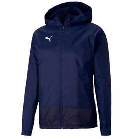 Puma Teamgoal 23 Training Rain Jacket Lacivert Erkek Futbol Antrenman Yağmurluk