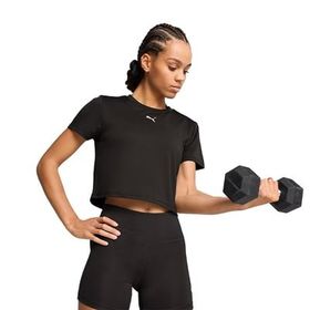 Puma Train All Day Essentials Baby Crop Siyah Kadın T-Shirt