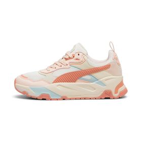 Puma Trinity Sıcak Beyaz Deeva Şeftali Adası Pembe Buzlu Çiy Erkek Spor Ayakkabı