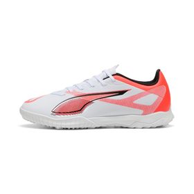 Puma Ultra 5 Play Fg/Ag Jr White Black Glowing Red Unisex Futbol Ayakkabısı