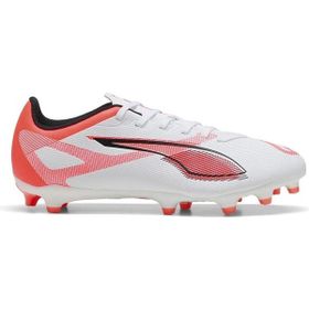 Puma Ultra 5 Play FG/AG White Black Glowing Red Yetişkin Unisex Spor Ayakkabı