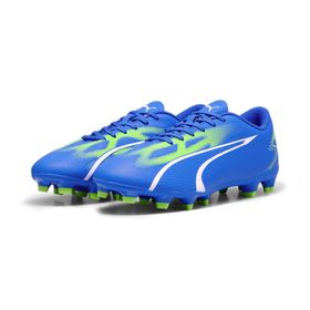 Puma Ultra Play Fg/Ag Ultra Blue White Pro Yeşil Erkek Futbol Ayakkabısı