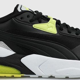 Puma VIS2K Black Black Lime Sheen Erkek Spor Ayakkabı