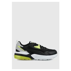 Puma VIS2K Black Black Lime Sheen Erkek Spor Ayakkabı