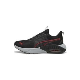 Puma X-Cell Nova FS Black-Cool Mid Gray-For All Time Red Unisex Spor Ayakkabı