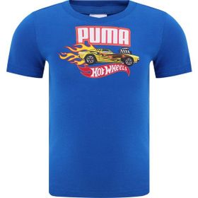 Puma X Hot Wheels Graphic Mavi Kısa Kollu Erkek Çocuk T-shirt