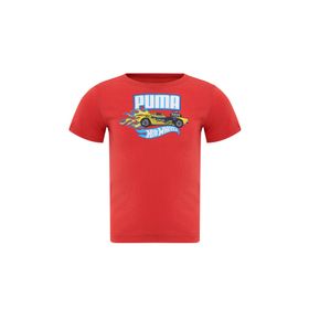 Puma X How Wheels Graphic Kırmızı Kısa Kollu Erkek Çocuk T-shirt