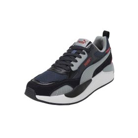Puma X-Ray 2 Square Trainers Black White Cool Mid Gray Unisex Yetişkin Spor Ayakkabı