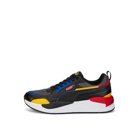Puma X-Ray 2 Square Trainers Dark Shadow Black Spectra Yellow Limoges High Risk Red Unisex Yetişkin Spor Ayakkabı