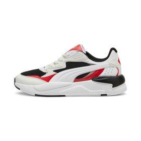 Puma X-Ray Speed Black-White-Vapor Gray-Red Unisex Koşu Ayakkabısı