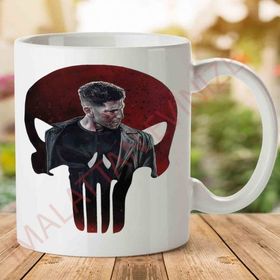 Punisher Sembol Baskılı Kupa Bardak