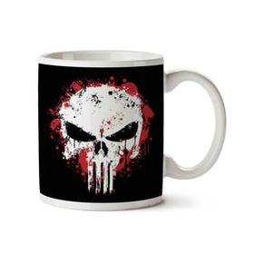 Punisher Splatter Baskılı Kupa