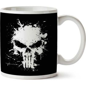 Punisher Violence Spray Graffiti Baskılı Kupa