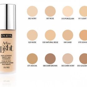 Pupa Milano Active Light SPF10 50 Golden Beige 30 ml Fondöten