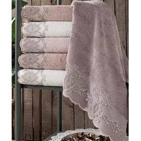 Pupilla Marta 1067 Bambu Güpürlü 50x90 6'lı Havlu