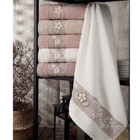 Pupilla Selena Cotton Nakışlı 6'lı 50x90 Havlu