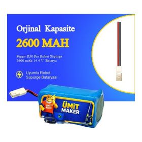 Puppy R30 Pro 2600 Mah Robot Süpürge Batarya