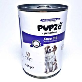 Pupzo Kuzu Etli 400 gr Konserve Yaş Köpek Maması