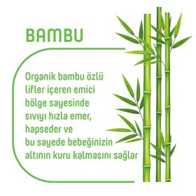 Pure Baby Organic Bambu Özlü No:4 Maxi 192 Adet Külot Bebek Bezi