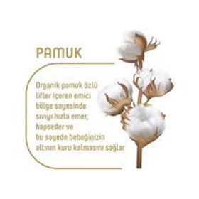 Pure Baby Organic No:1 Yenidoğan 32 Adet Bebek Bezi