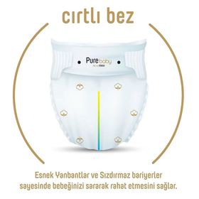 Pure Baby Organic No:3 Midi 140 Adet Bebek Bezi