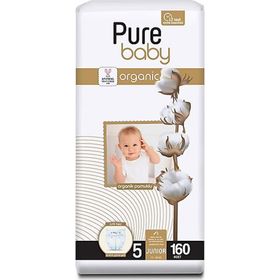 Pure Baby Organic No:5 Junior 160 Adet Bebek Bezi
