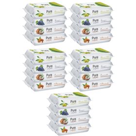 Pure Baby Wipes 20x50 Yaprak Meyveli Islak Mendil