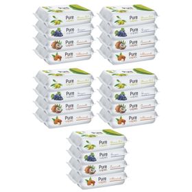 Pure Baby Wipes 20x50 Yaprak Meyveli Islak Mendil