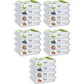 Pure Baby Wipes 20x50 Yaprak Meyveli Islak Mendil