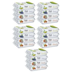 Pure Baby Wipes 20x50 Yaprak Meyveli Islak Mendil
