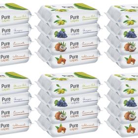 Pure Baby Wipes 24x50 Yaprak Meyveli Islak Mendil