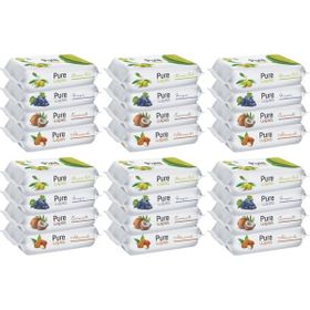Pure Baby Wipes 24x50 Yaprak Meyveli Islak Mendil