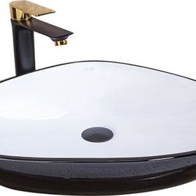 Pure BW-173 Siyah-Beyaz 59 cm Çanak Lavabo