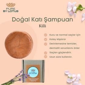 Pure By Lotus 100 gr Killi Katı Şampuan