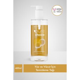 Pure Choice 400 ml Yüz ve Vücut İçin Temizleme Yağı