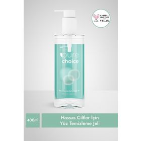 Pure Choice Hassas Ciltler İçin 400 ml Yüz Temizleme Jeli