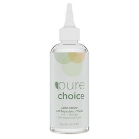 Pure Choice Leke Karşıtı Glycolic Acid %7 200 ml Cilt Beyazlatıcı Tonik
